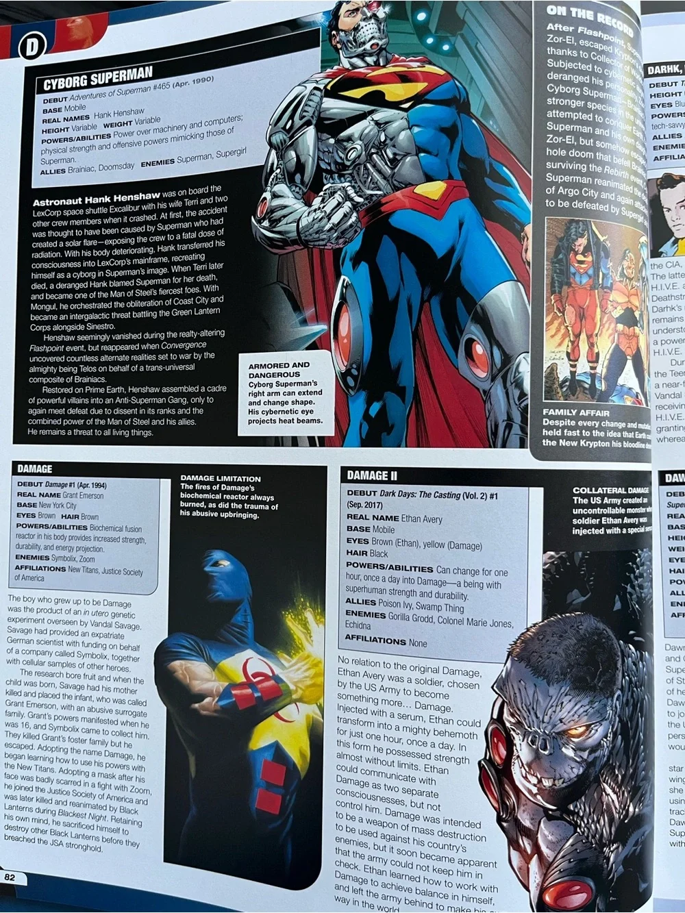 Target DC Comics Encyclopedia Hardcover - Red, Blue, Yellow, Black